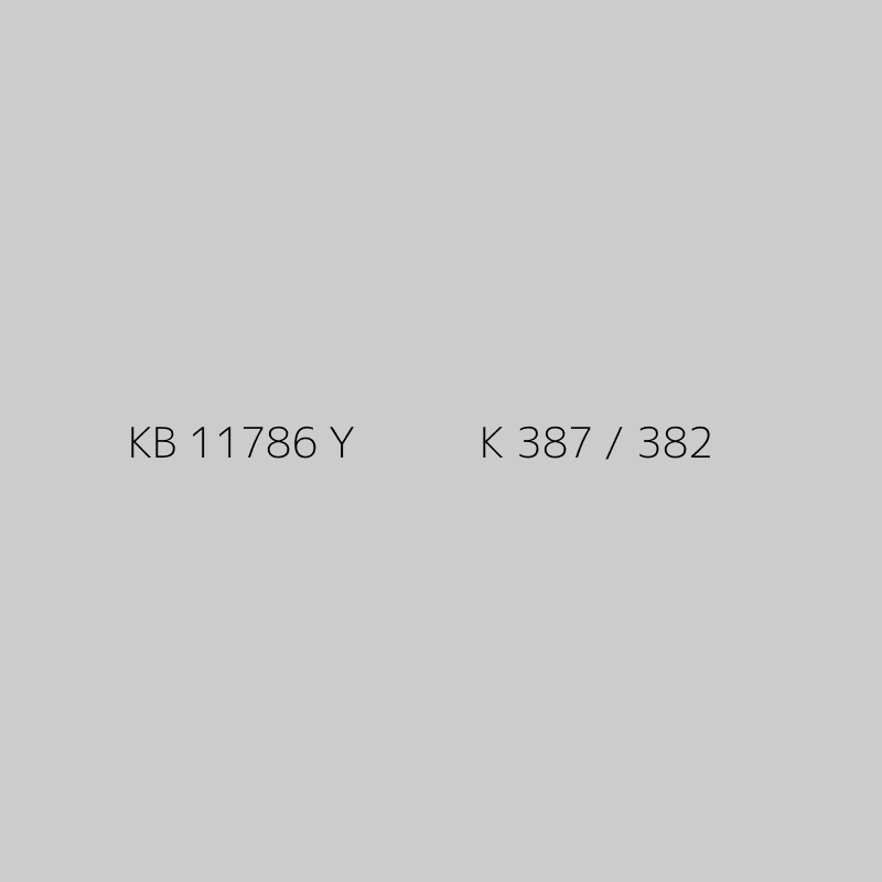 KB 11786 Y           K 387 / 382 